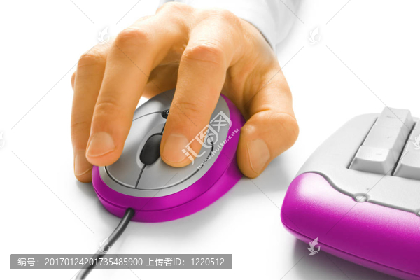手和電腦鼠標(biāo)