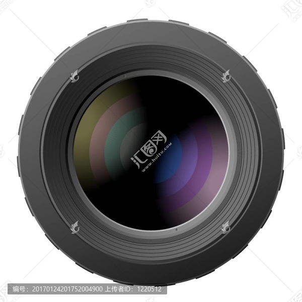 相機鏡頭的插圖