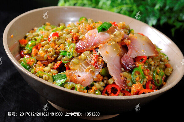 麥仁臘味小炒