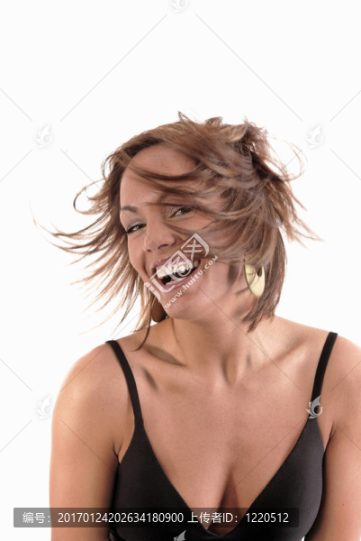 女人模糊的頭發(fā)