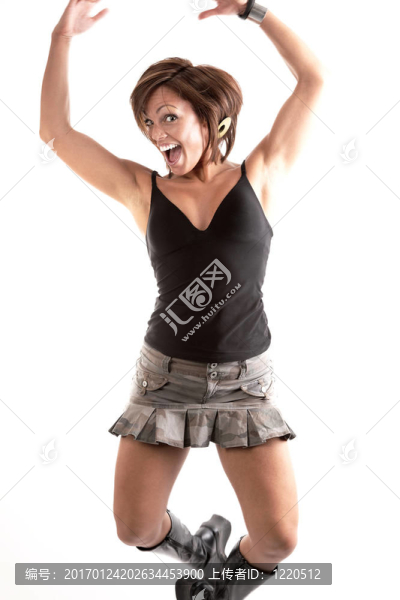 跳裙子的女人