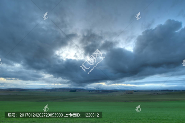 日落大天空