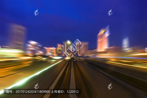 城市夜間交通