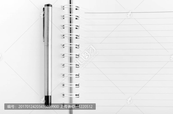 空白的記事本
