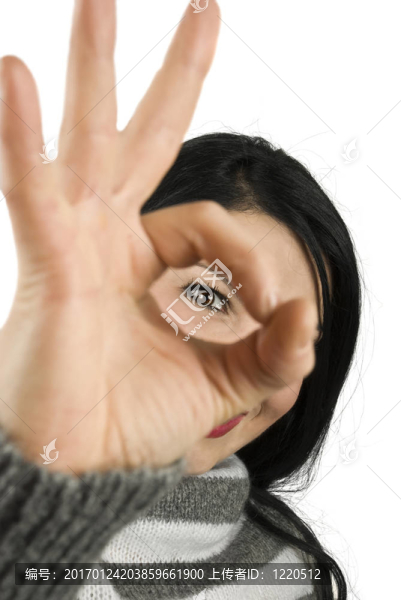 好標(biāo)志女人眼