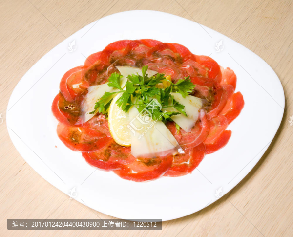 生牛肉片