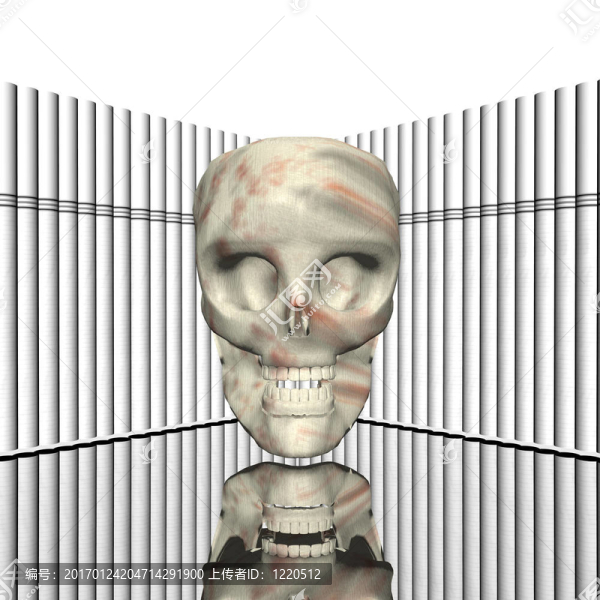頭骨與香煙
