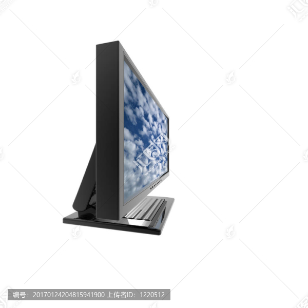 白色電腦液晶顯示器