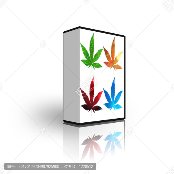 空白光盤盒模板