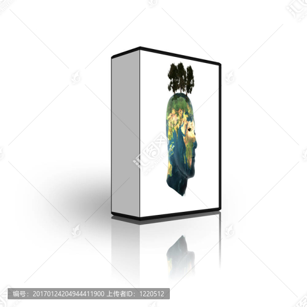 空白光盤盒模板