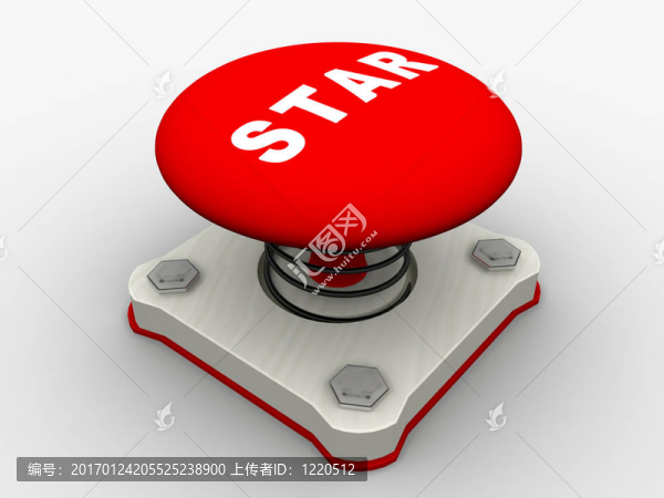 紅色的啟動(dòng)按鈕