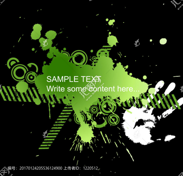 摘要綠色垃圾背景