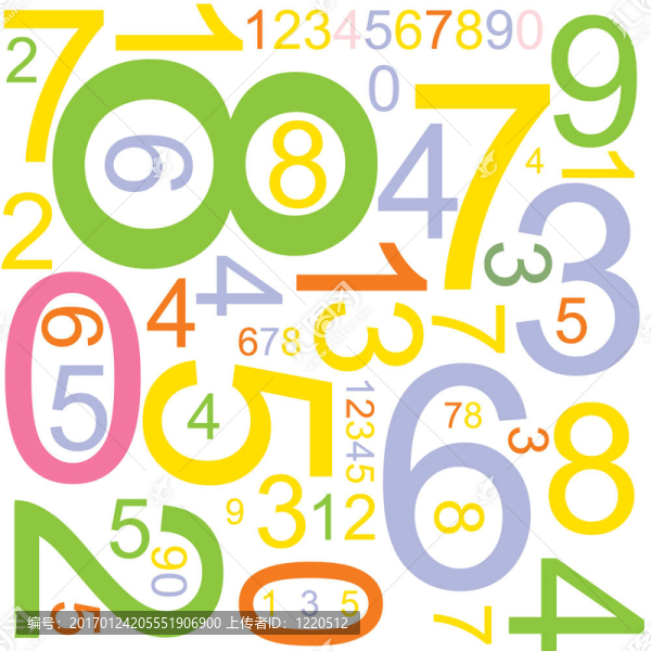 背景數(shù)字