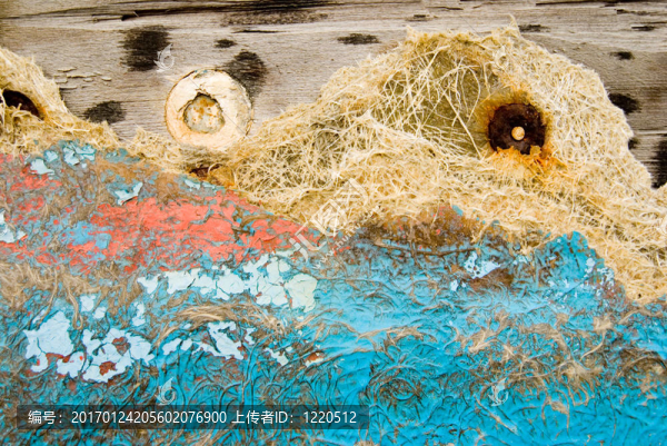 舊漆木材的紋理