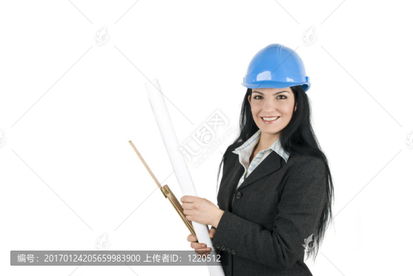 微笑的女工程師