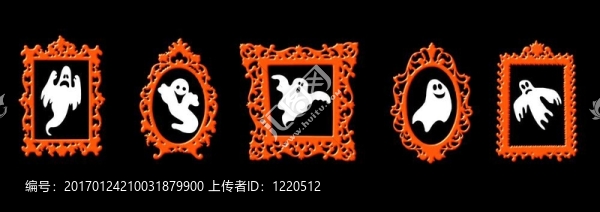 框架中的萬(wàn)圣節(jié)幽靈