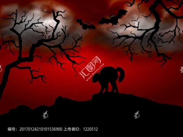 萬圣節(jié)的場(chǎng)景紅