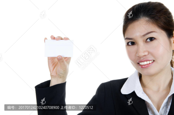 名片或白色標志
