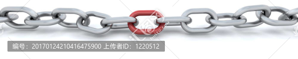 白色的外鏈的三維渲染