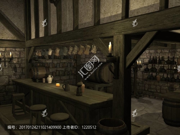 中世紀(jì)的酒館-匯圖網(wǎng) www.fosd68.com 中世紀(jì)的酒館