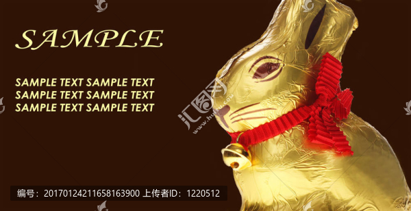 黃金巧克力復(fù)活節(jié)兔子