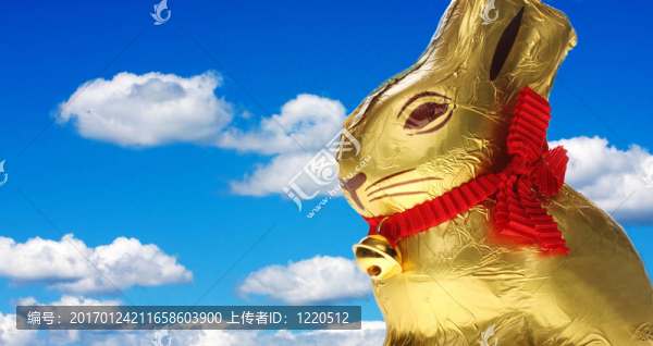 黃金巧克力復活節(jié)兔子