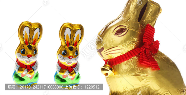黃金巧克力復(fù)活節(jié)兔子