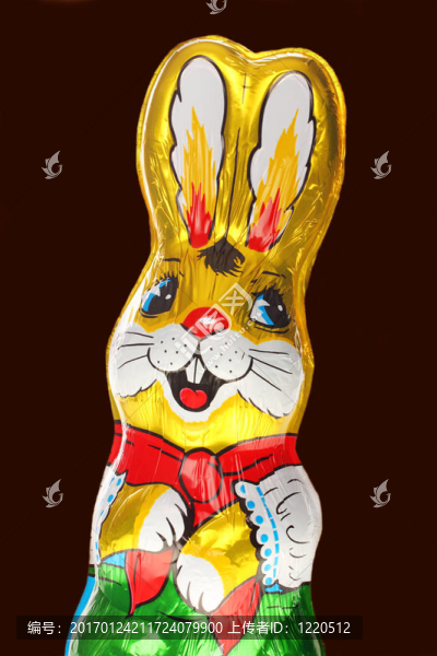 黃金巧克力復(fù)活節(jié)兔子-匯圖網(wǎng) www.fosd68.com 黃金巧克力復(fù)活節(jié)兔子