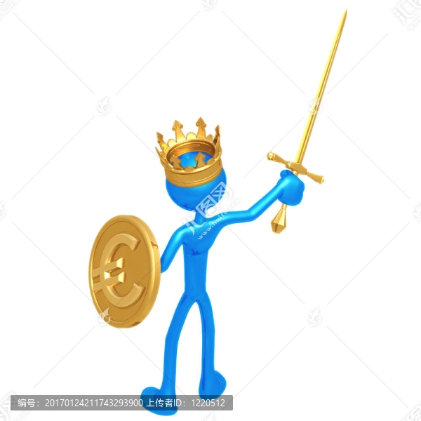 國(guó)王與歐元硬幣盾-匯圖網(wǎng) www.fosd68.com 國(guó)王與歐元硬幣盾