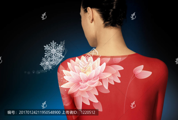 后面的女人