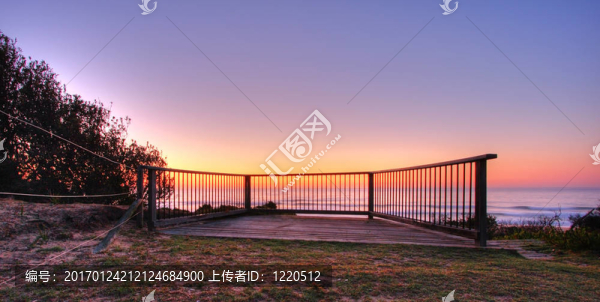 海景的黎明