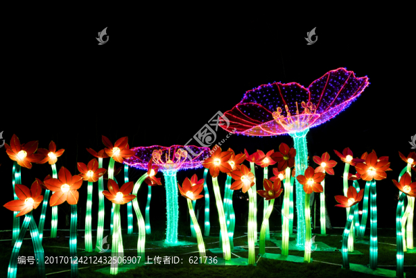 鮮花花燈