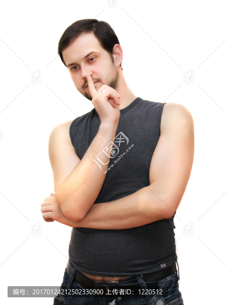 黑頭發(fā)的男人
