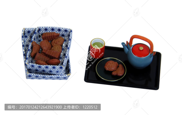 快餐茶和餅干