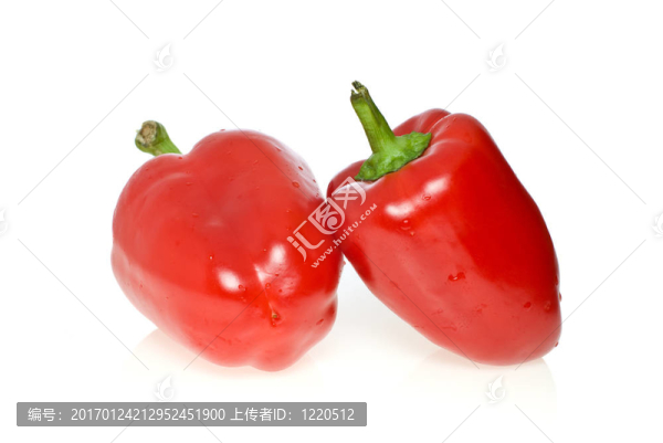一對(duì)紅甜辣椒-匯圖網(wǎng) www.fosd68.com 一對(duì)紅甜辣椒