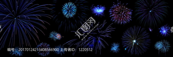 藍色煙花的組成