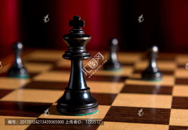 象棋棋盤(pán)上的孤獨(dú)之王