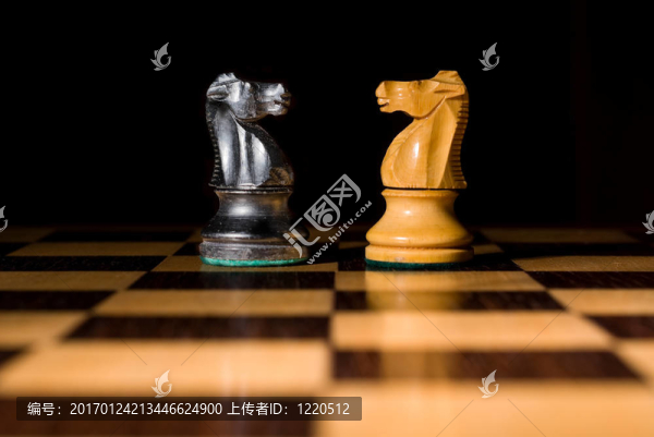 兩棋棋盤上的騎士戰(zhàn)斗