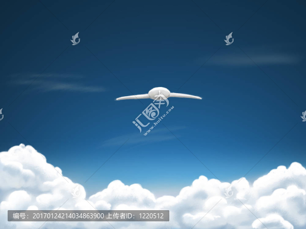 飛機(jī)在天空