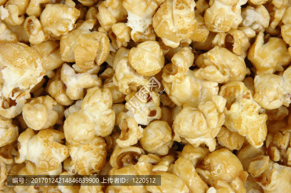 爆米花的背景