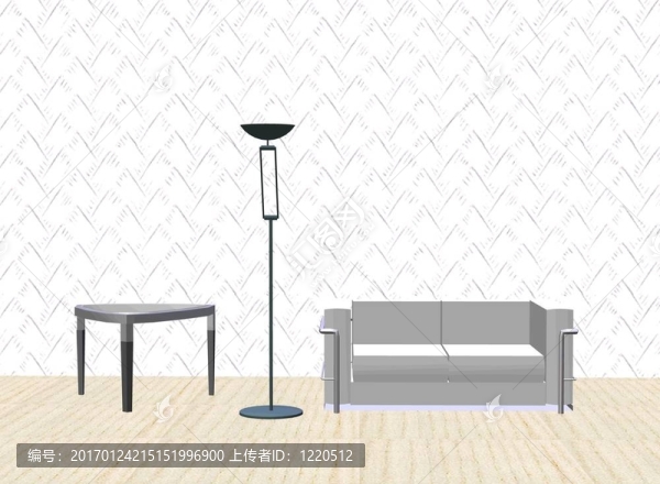 沙發(fā)；臺(tái)燈；桌子