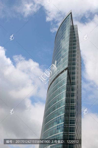 莫斯科城市的摩天大樓