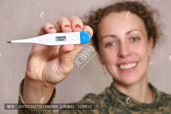 女人用溫度計