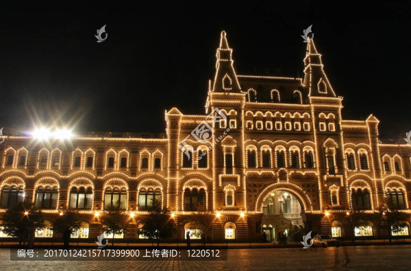 莫斯科夜店。紅場