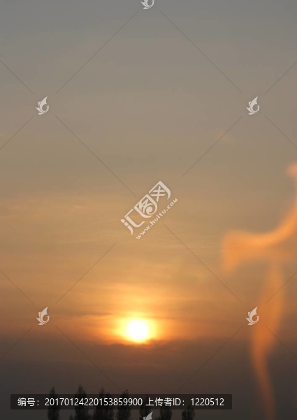 火焰在日落