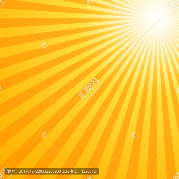 夏天炎熱的太陽