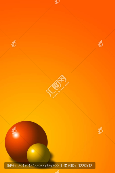 背景球（肖像）