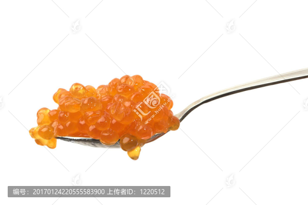 一勺紅魚(yú)子醬