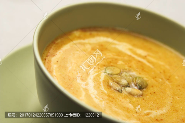 南瓜湯特寫