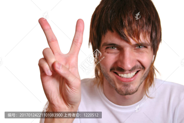 beardman勝利的手指